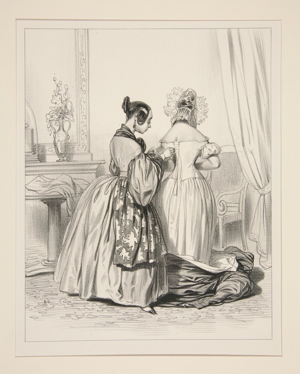 COUTURIERE. (KJOLESYERSKE.) af Paul Gavarni