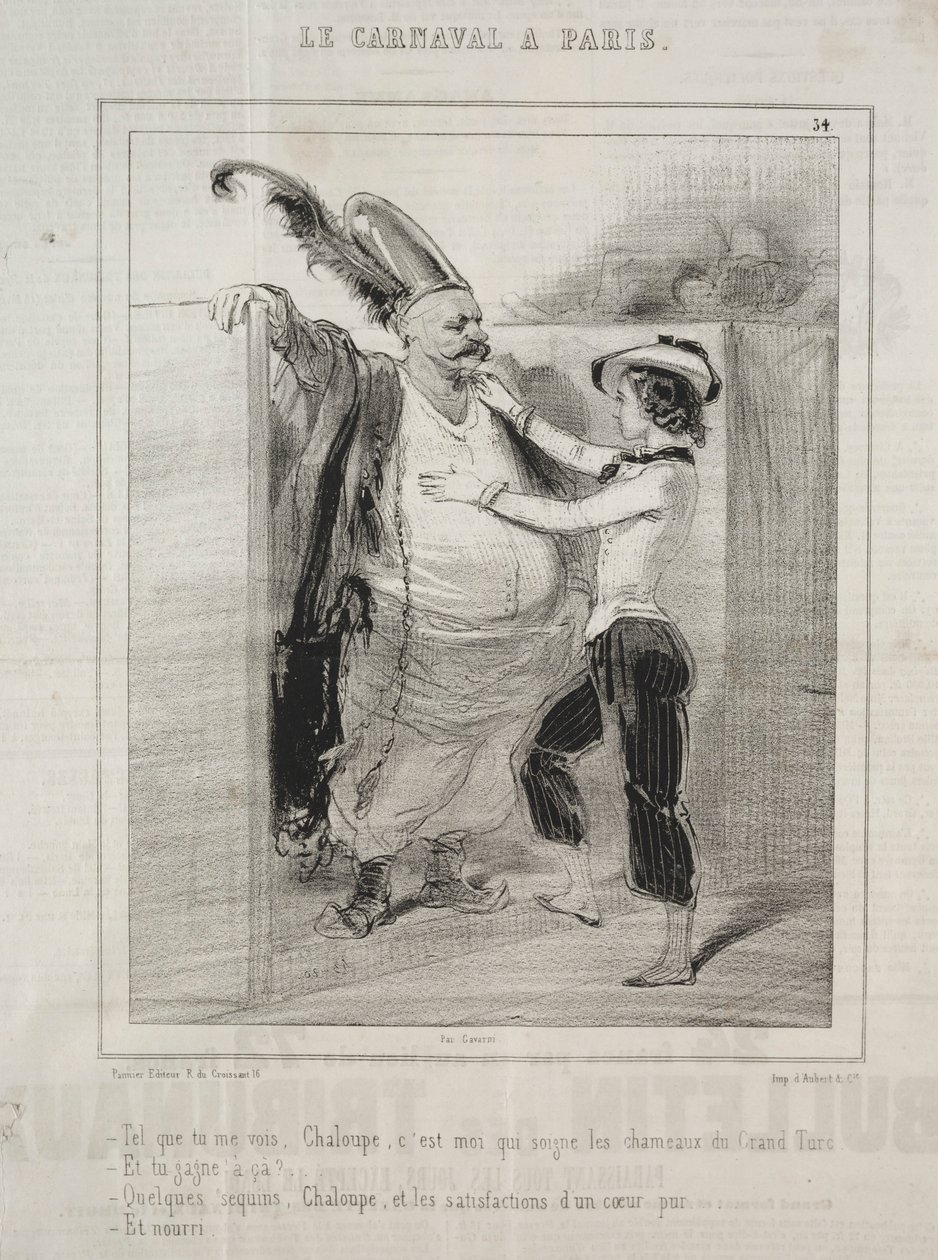 Karneval, 1841-1843. af Paul Gavarni