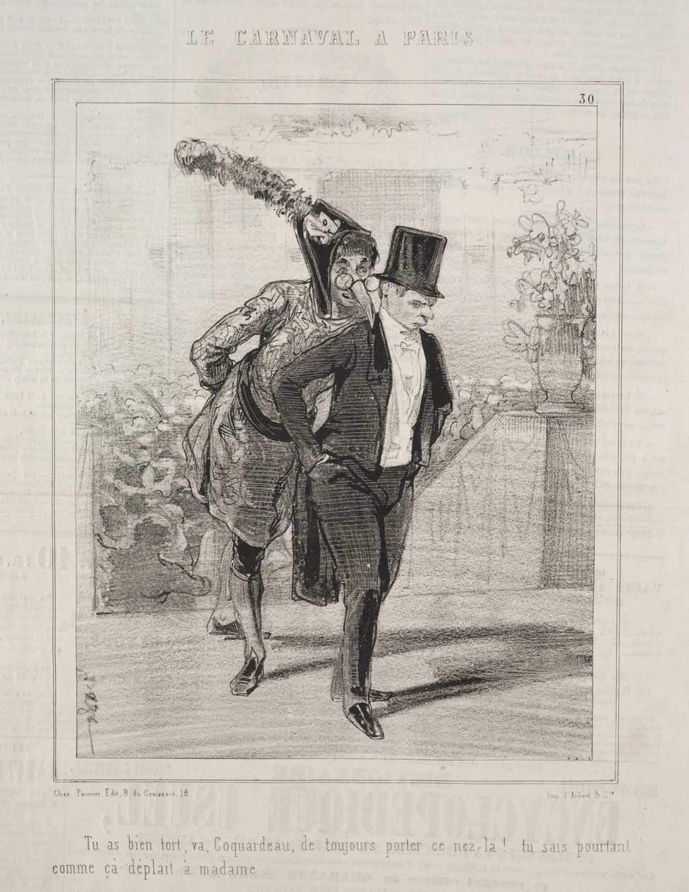 Karneval, 1841-1843. af Paul Gavarni