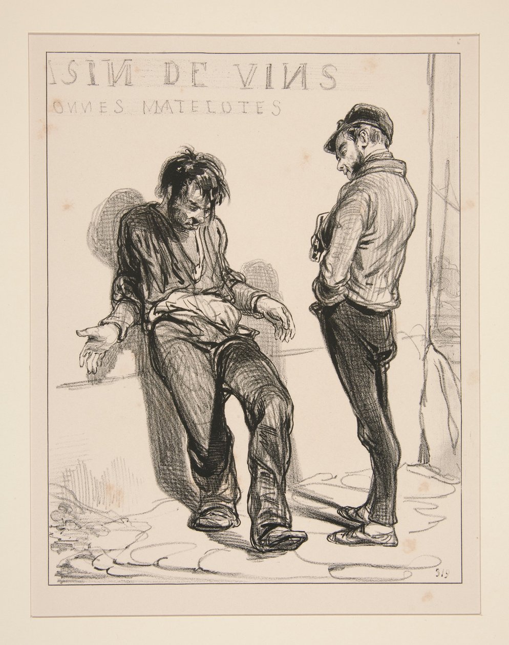 Hov! Jamen, Landerneau, går det da ikke bedre (sic)... af Paul Gavarni