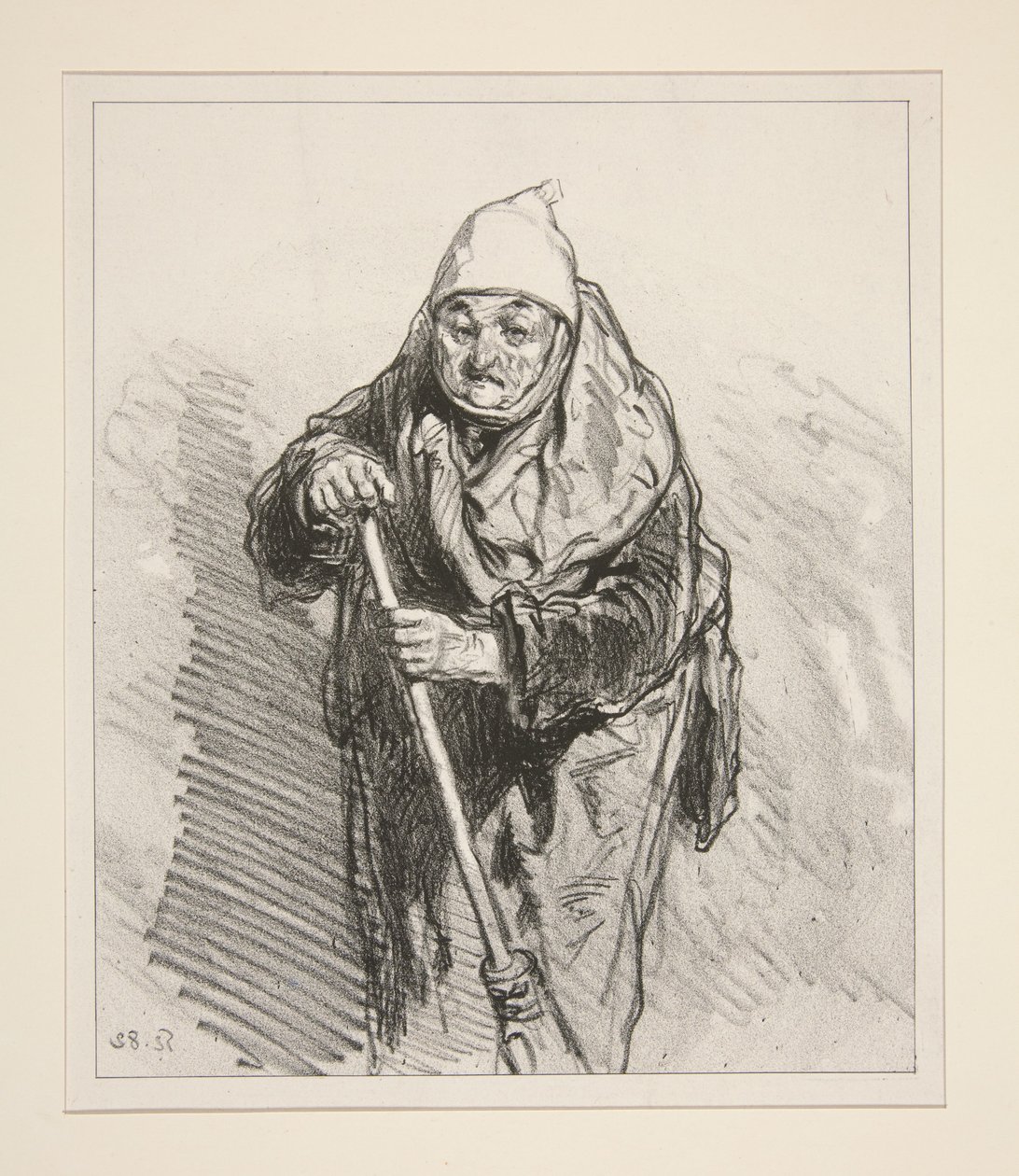 Hun spillede Zaïre. af Paul Gavarni