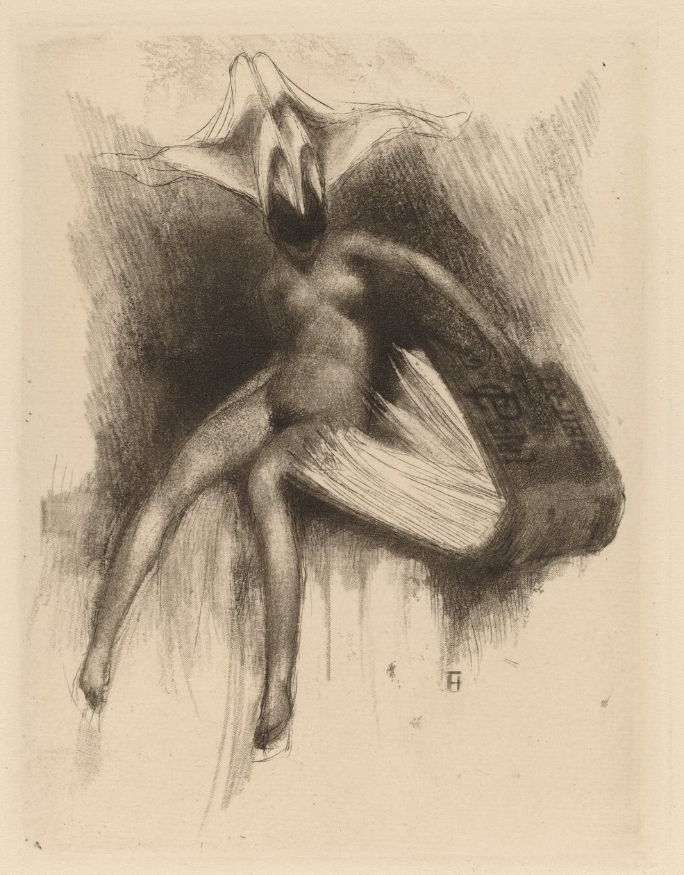 Ex Libris C. Patel af Paul Gavarni