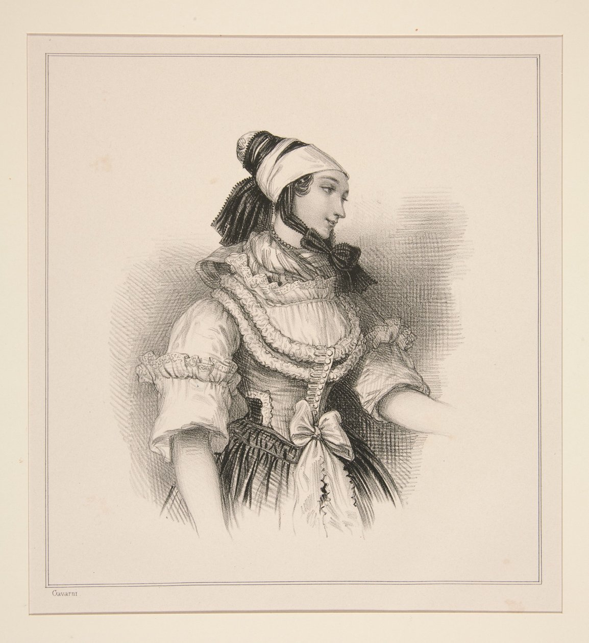 FRANCONIENNE af Paul Gavarni