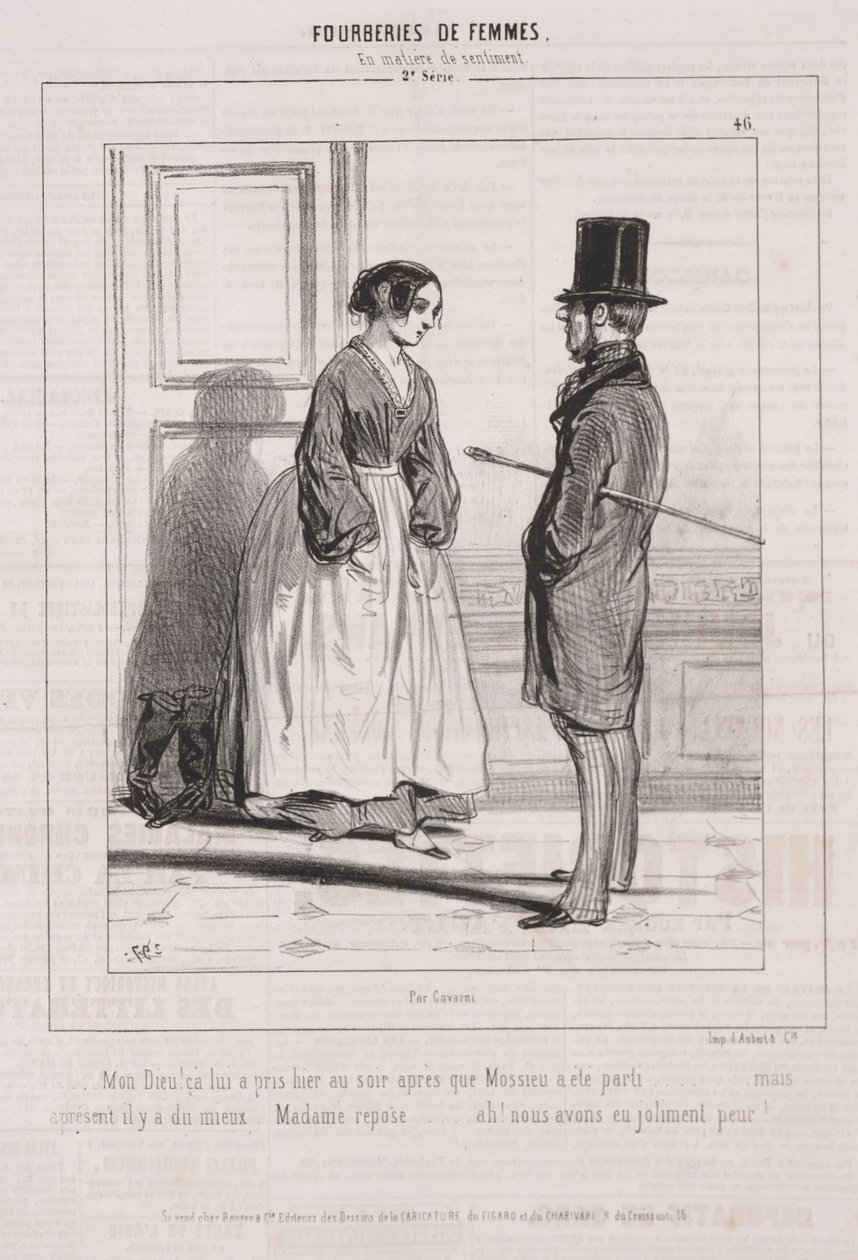 Deceptions of Women: In Matters of Sentiment, 1842. af Paul Gavarni