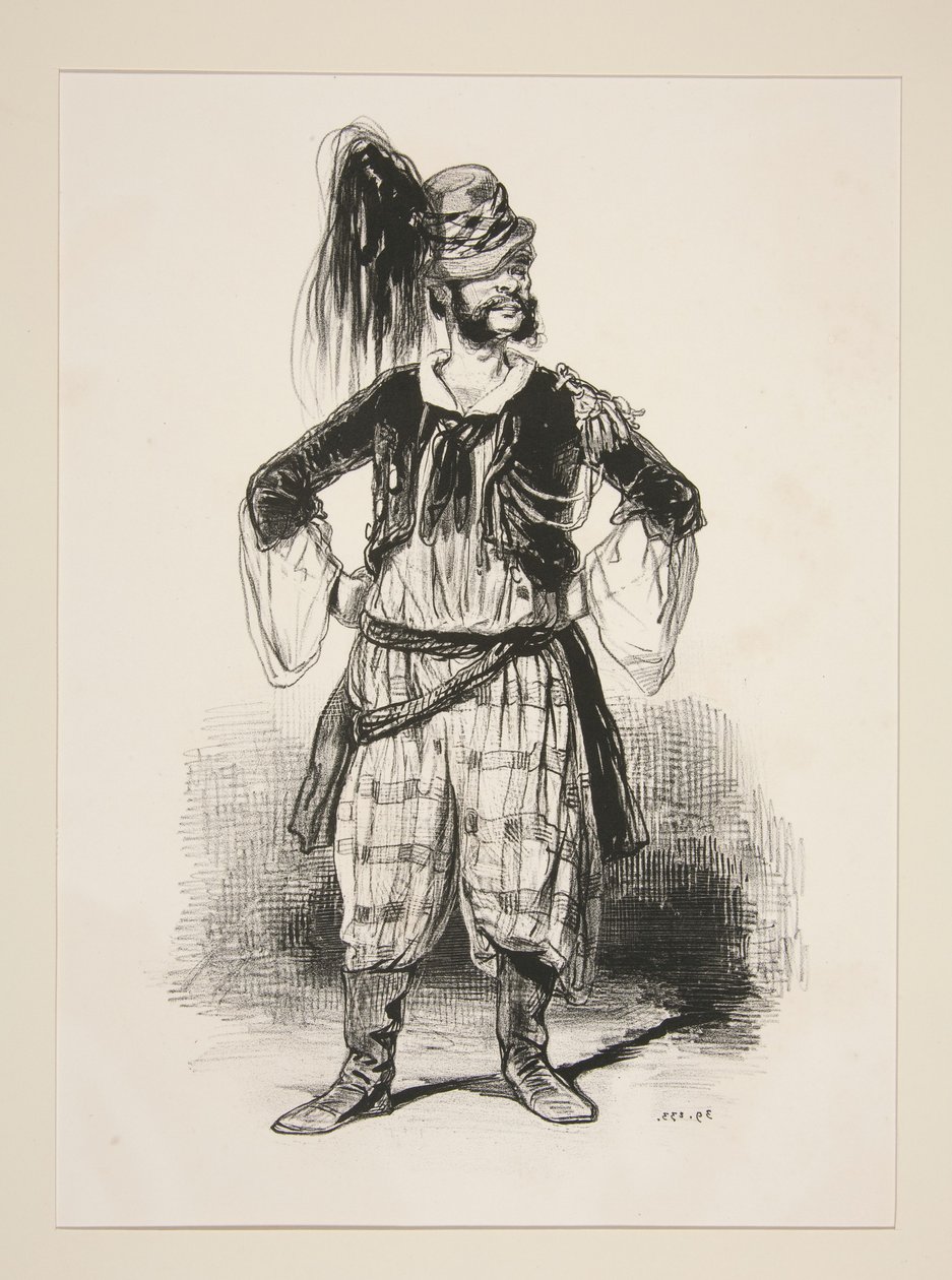 Udenlandsk general af Paul Gavarni