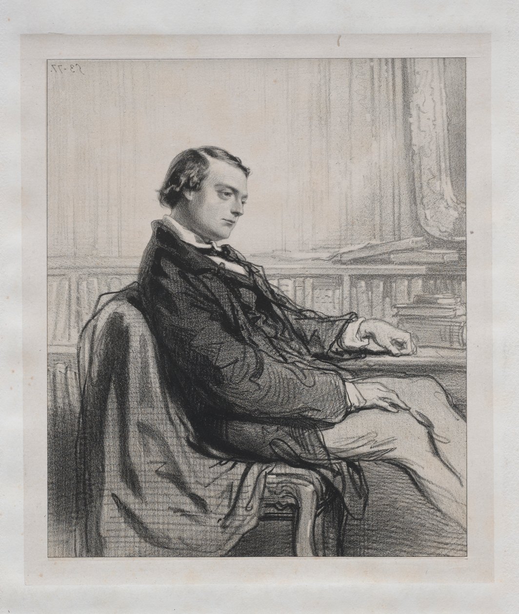 Pressens herrer: Théodore de Banville af Paul Gavarni