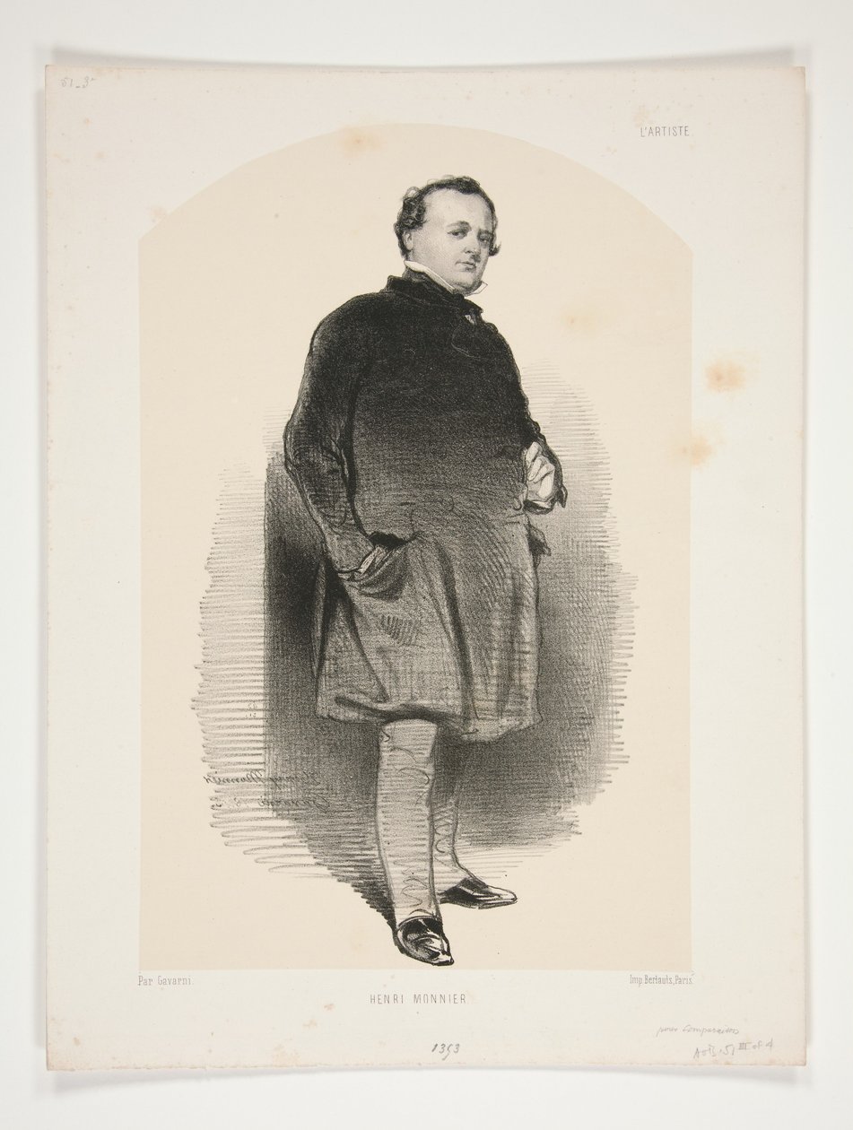 Henri Monnier af Paul Gavarni