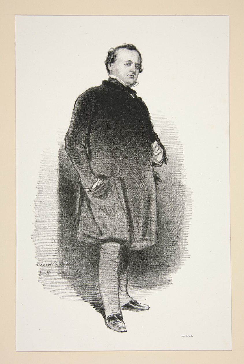 Henri Monnier af Paul Gavarni