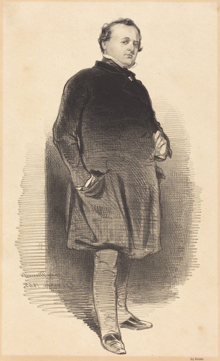 Henry Monnier af Paul Gavarni