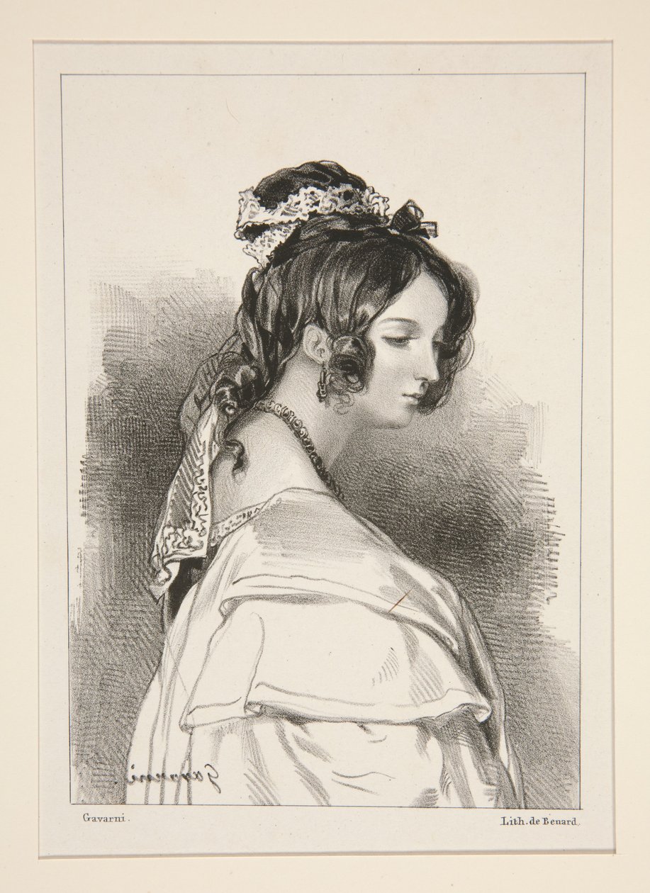 Julia Farnese af Paul Gavarni