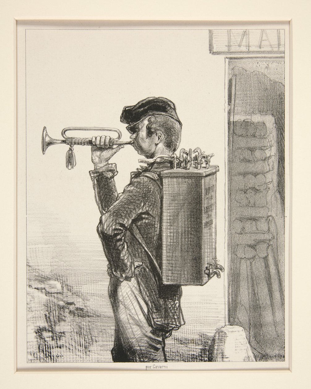 Vandhanesælgeren af Paul Gavarni