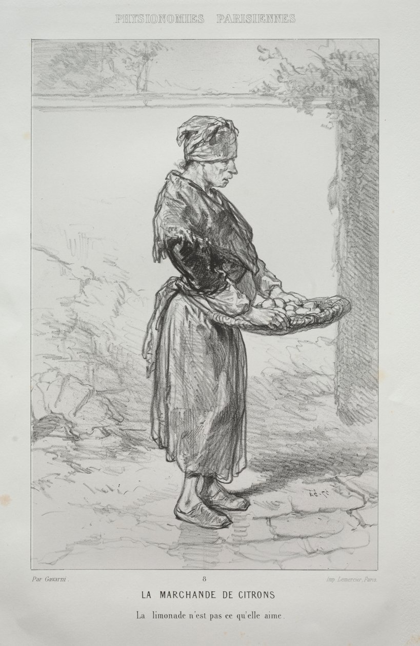 Citronsælgeren af Paul Gavarni