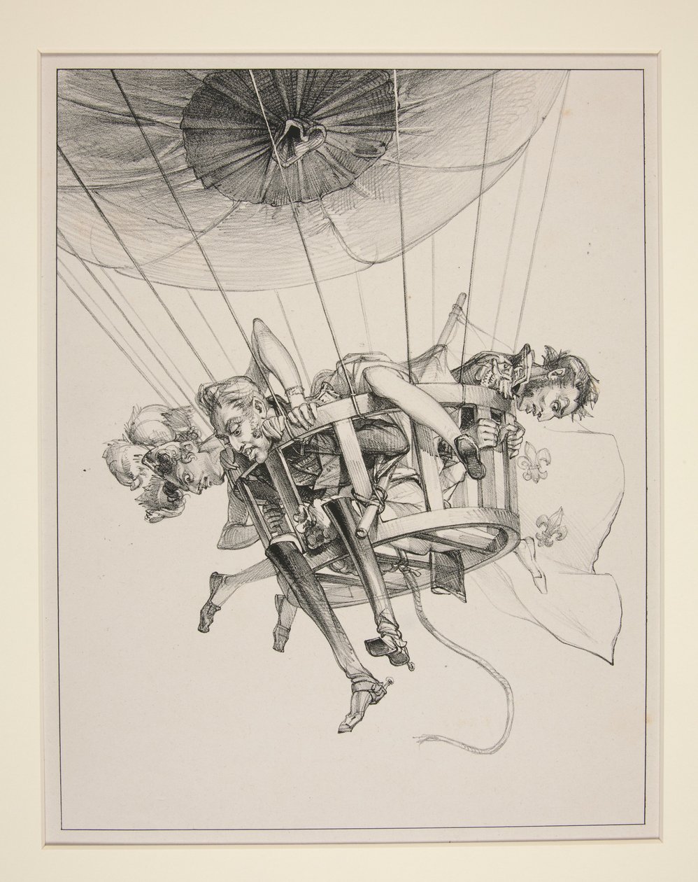 Den tabte ballon af Paul Gavarni