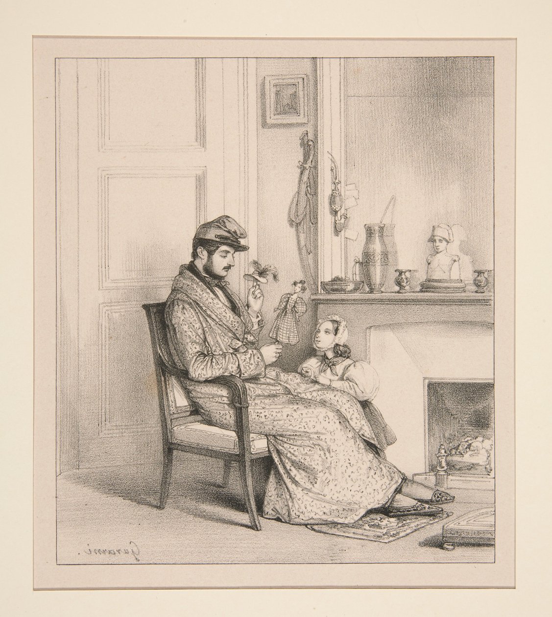 Nytårsdag af Paul Gavarni