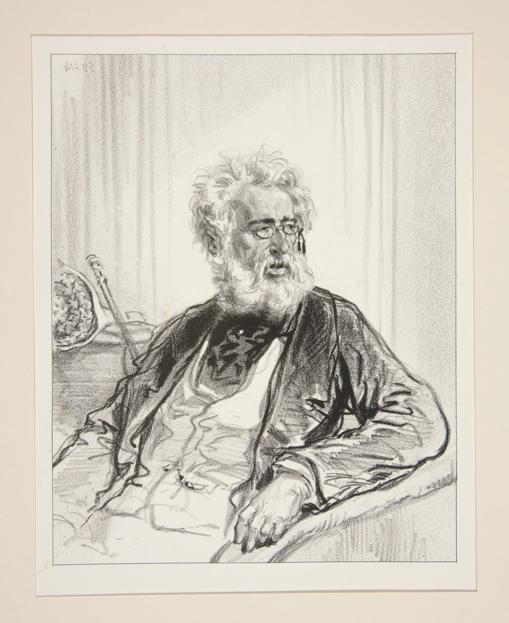 Løven, der blev gammel. af Paul Gavarni