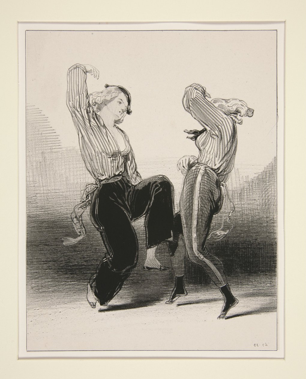 Når Arthurs sover, danser rotterne. af Paul Gavarni