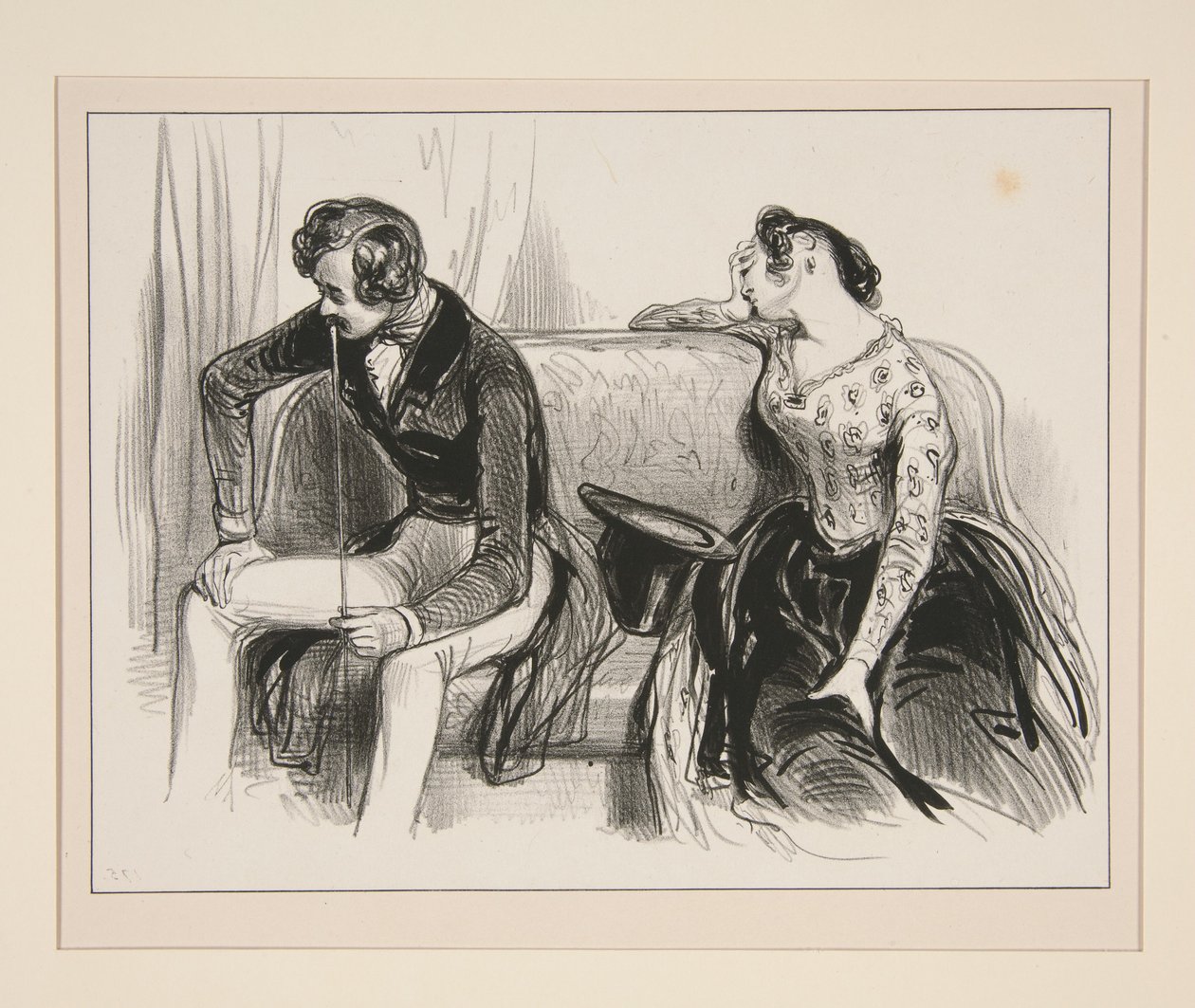 Marie, De bliver, ser De, ulideligt jaloux (sic) ... af Paul Gavarni