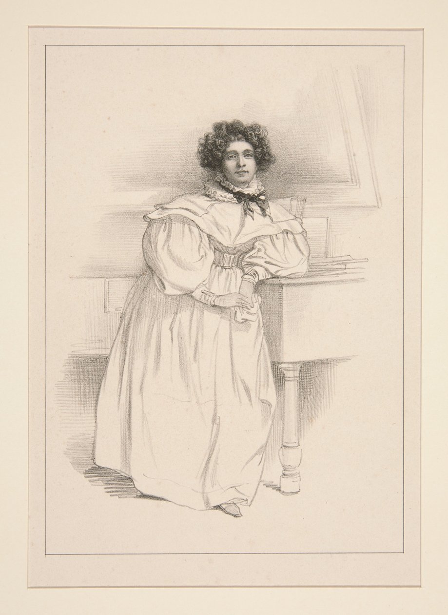 Mme. hertuginden af Abrantes af Paul Gavarni