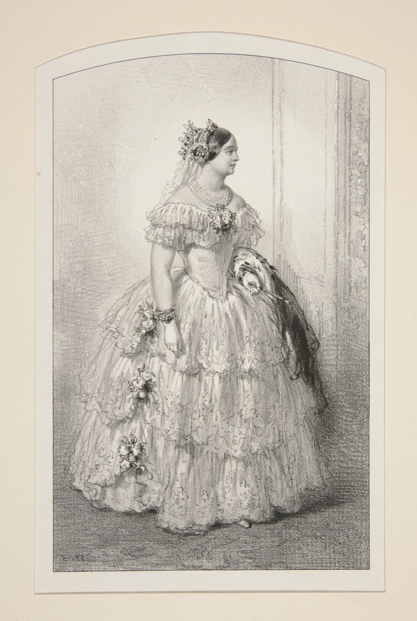 Fru prinsesse Mathilde af Paul Gavarni