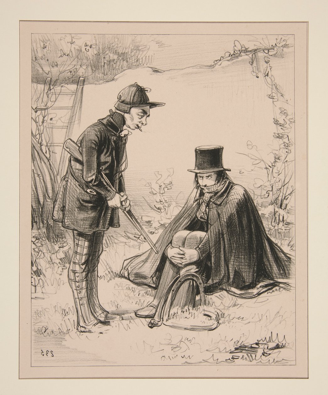 Adrien, en ung mand fra nabolaget, s af Paul Gavarni