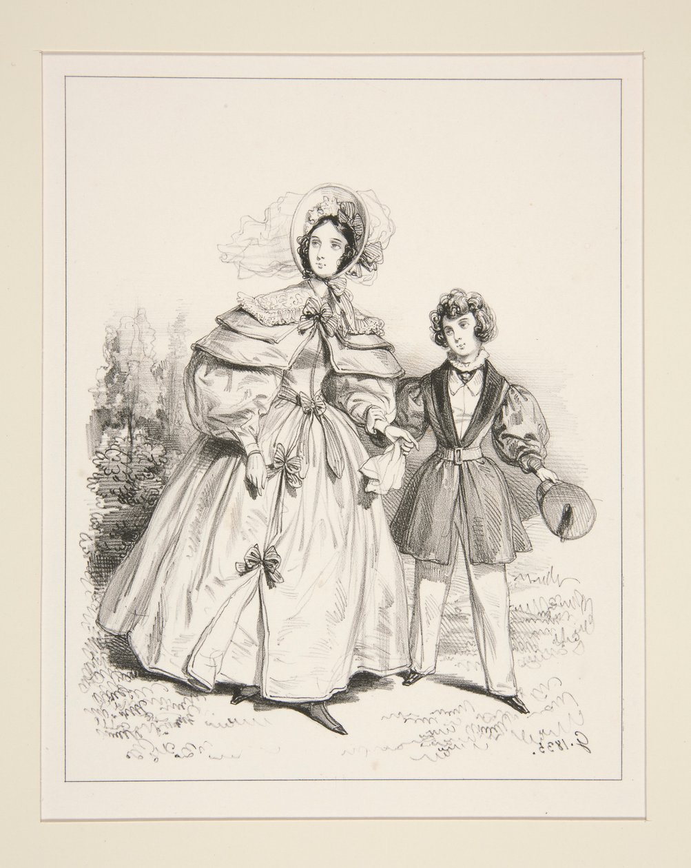 MORGEN Uagtsomhed. 1835. af Paul Gavarni