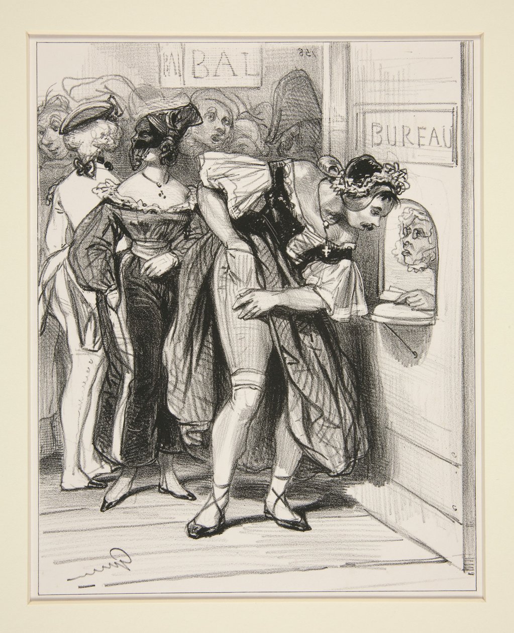 Nr. 1 - En kavaler og en dame... Femten sous. af Paul Gavarni