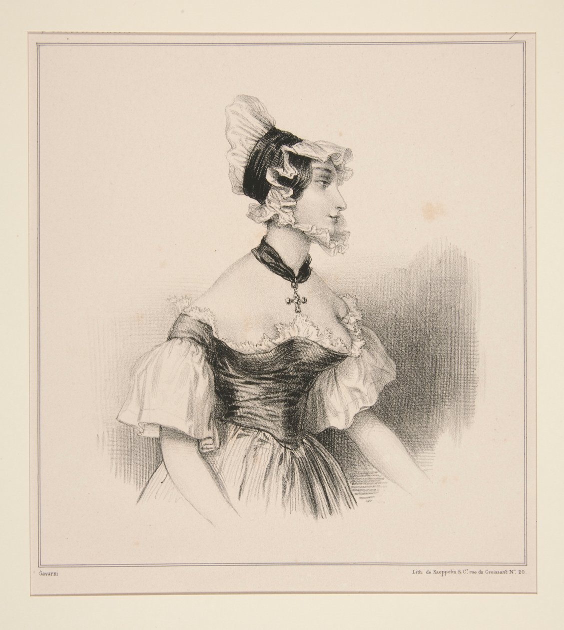 SOUBRETTE af Paul Gavarni