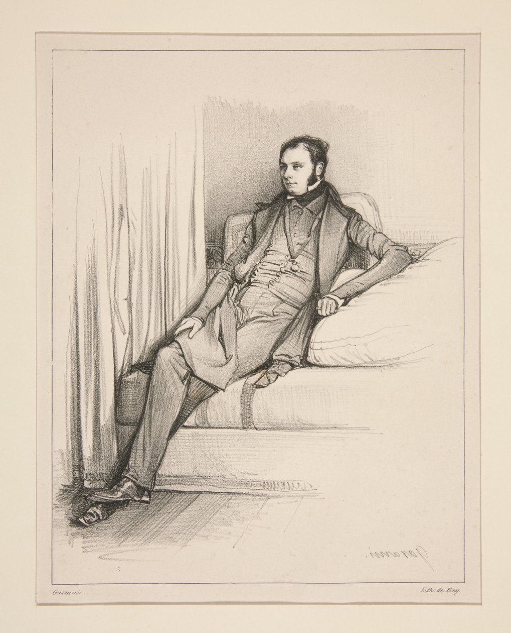 S. Henry Berthoud af Paul Gavarni