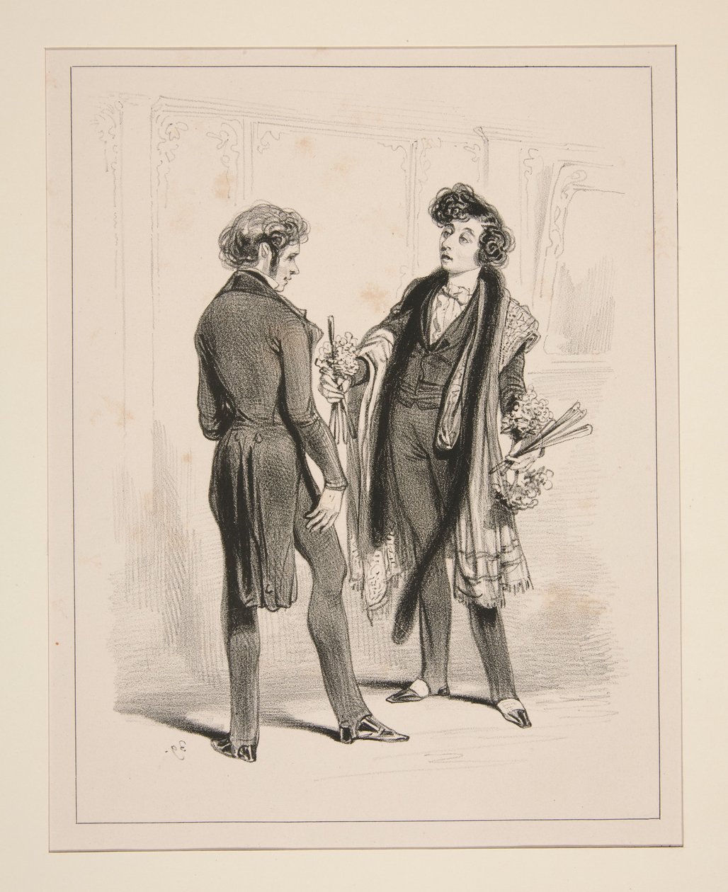 Théâtre du Vaudeville. Le Plastron... af Paul Gavarni