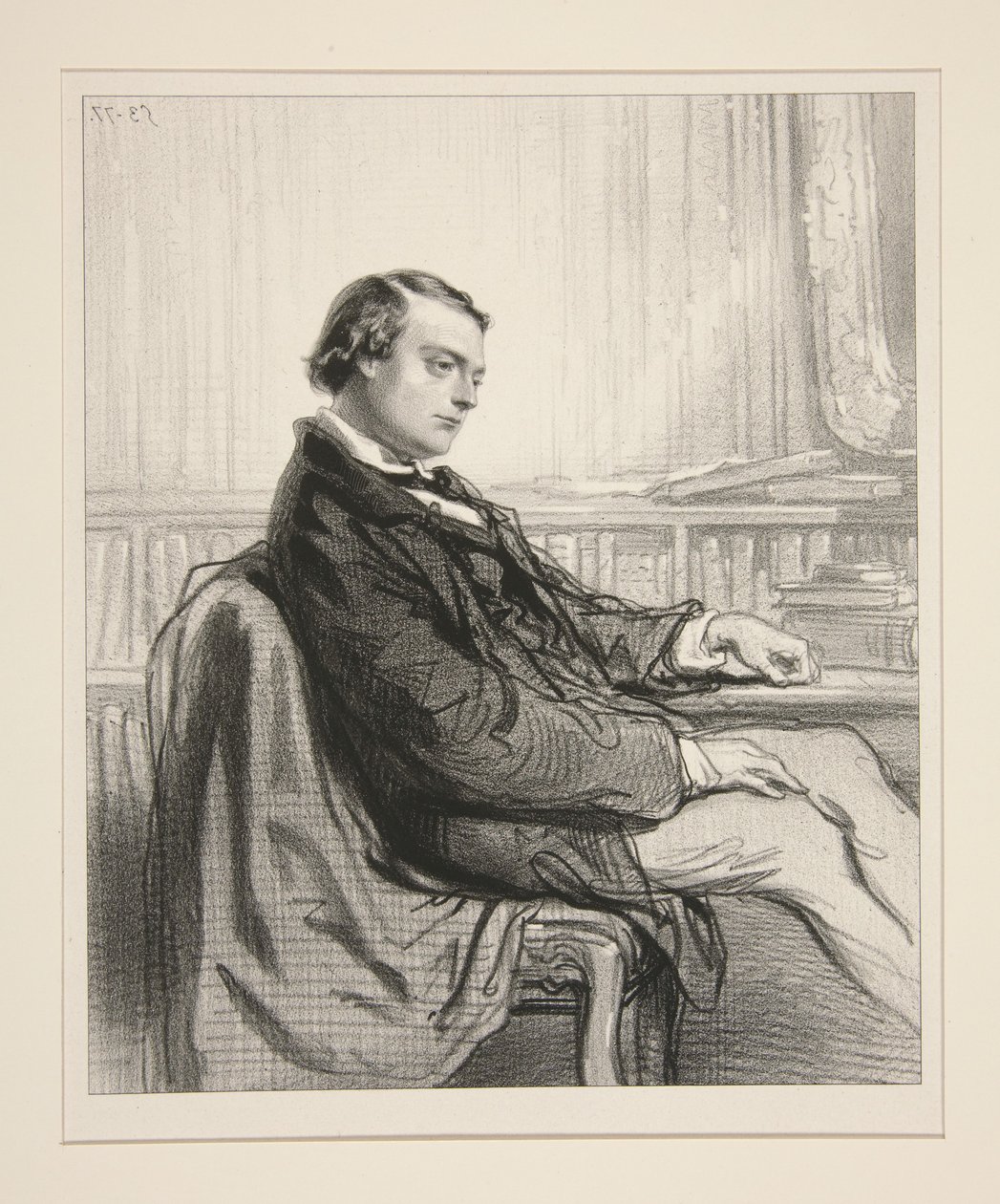 Théodore de Banville af Paul Gavarni