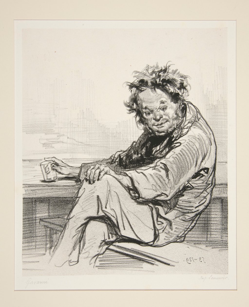 En Anacreon af barrierer. af Paul Gavarni