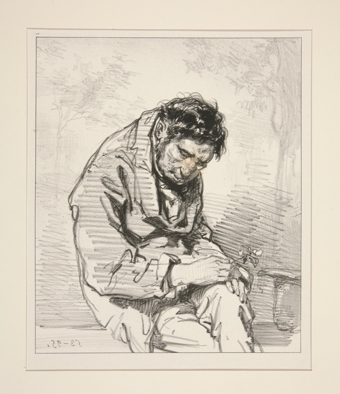 En elsker af muserne. af Paul Gavarni