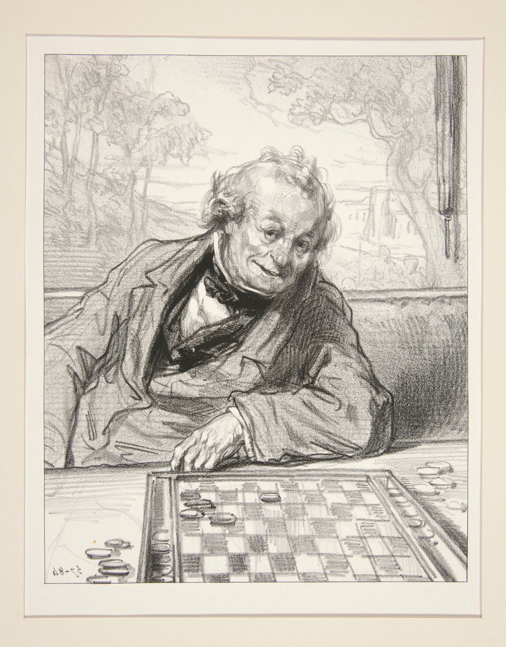 En dame at beholde, ser du, det ville ikke være et hav at drikke af Paul Gavarni