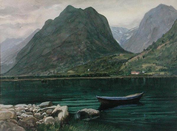 Norsk Landskab af Paul Gerhard Rosen