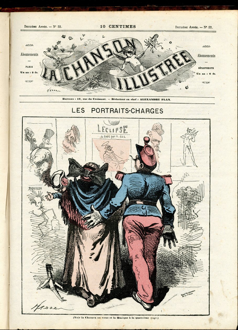 La Chanson illustree (magasin), nummer 55 af Paul Hadol