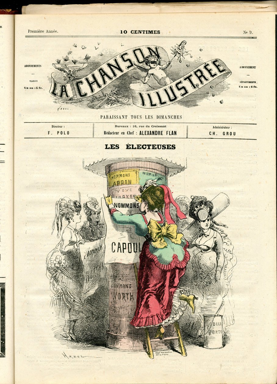 La Chanson illustree (magasin), nummer 9 af Paul Hadol