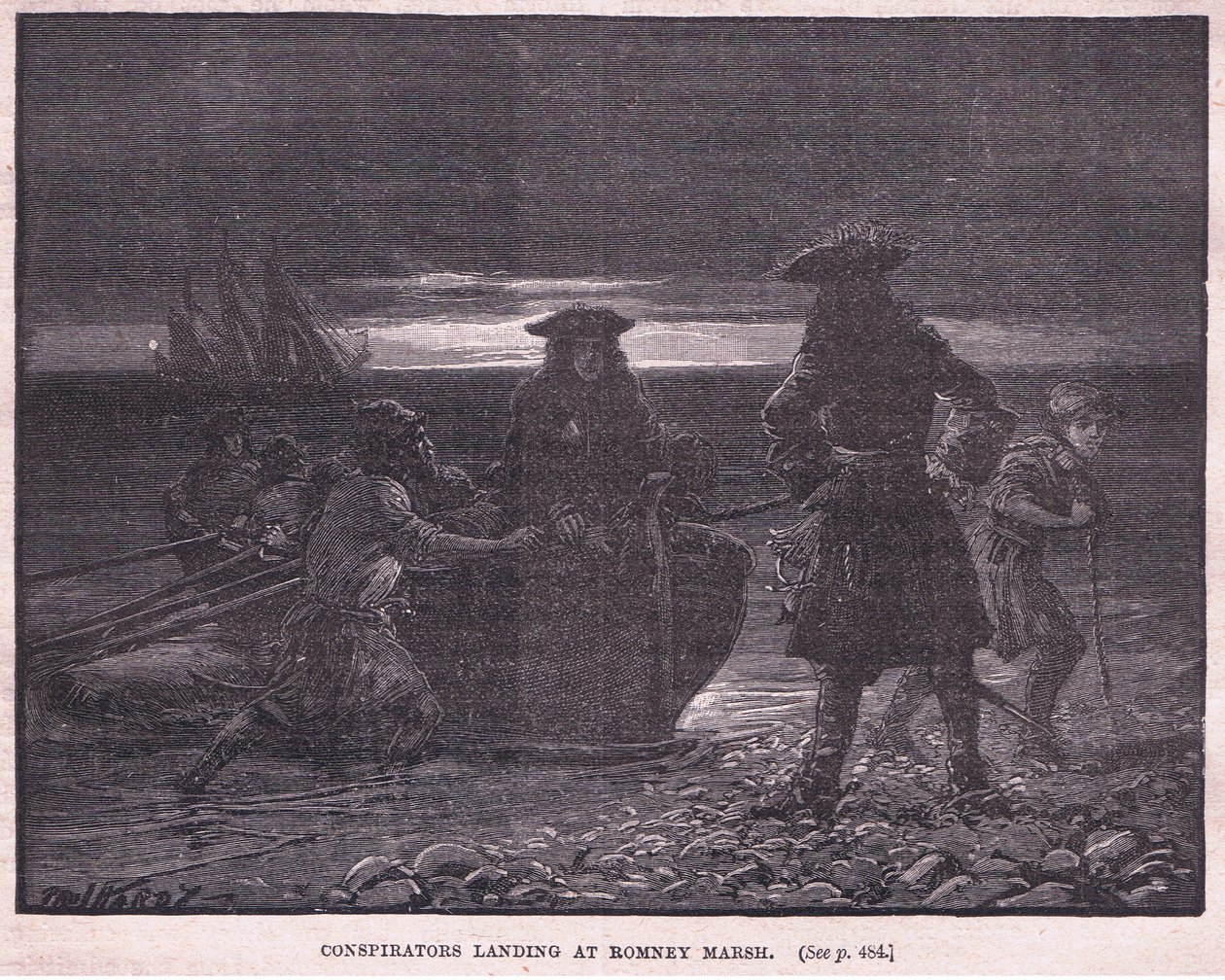 Sammensvorne lander ved Romney Marsh AD 1696 af Paul Hardy