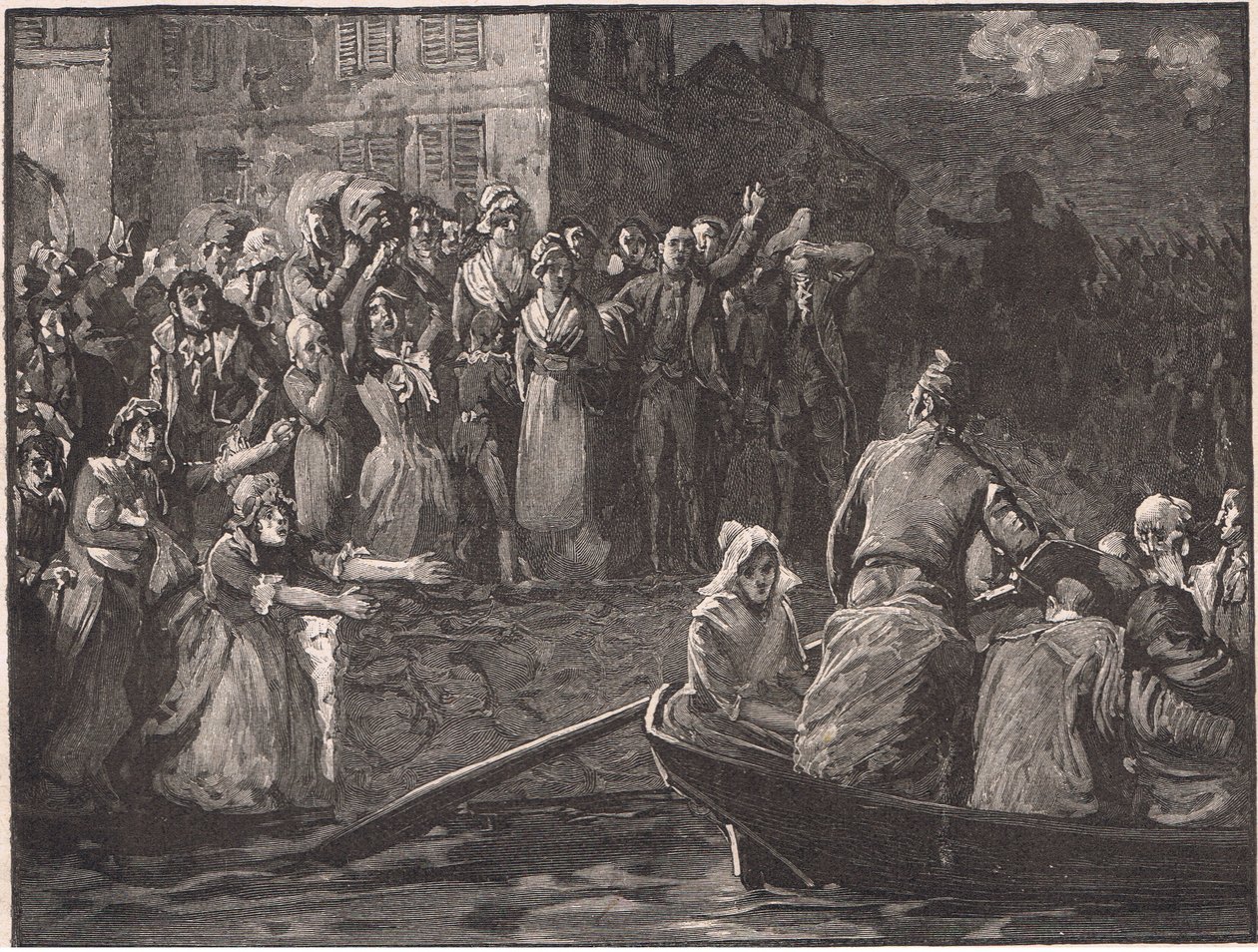 Royalisternes tilbagetog fra Toulon AD 1793 af Paul Hardy