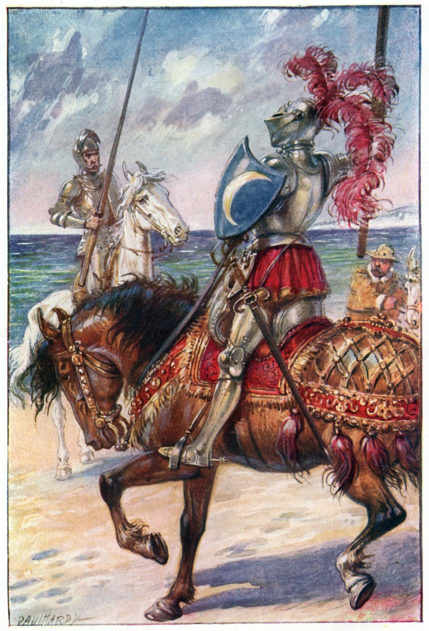 The Knight of the White Moon, illustration fra 