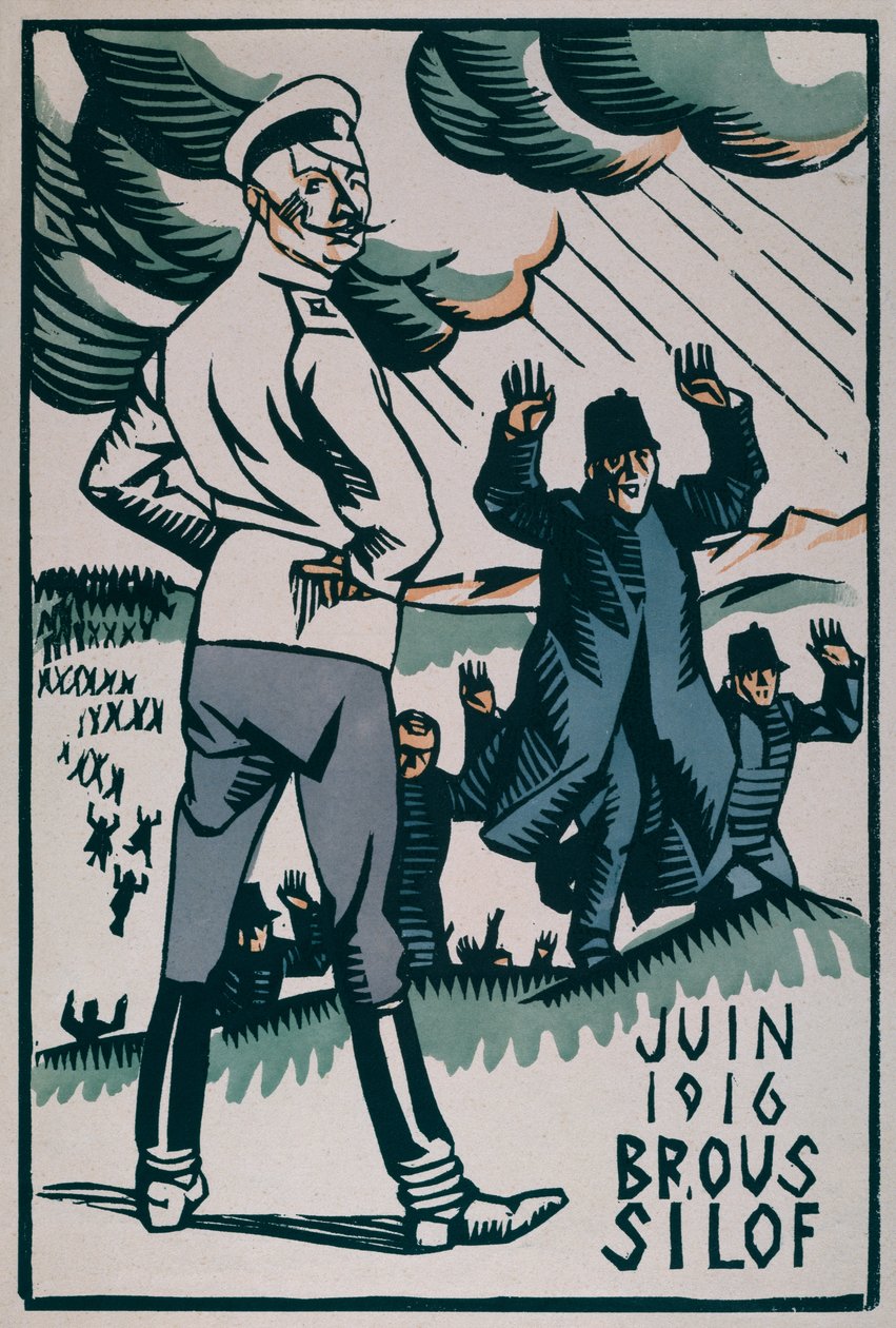 Brusilov-offensiven i juni 1916 af Paul Hermann