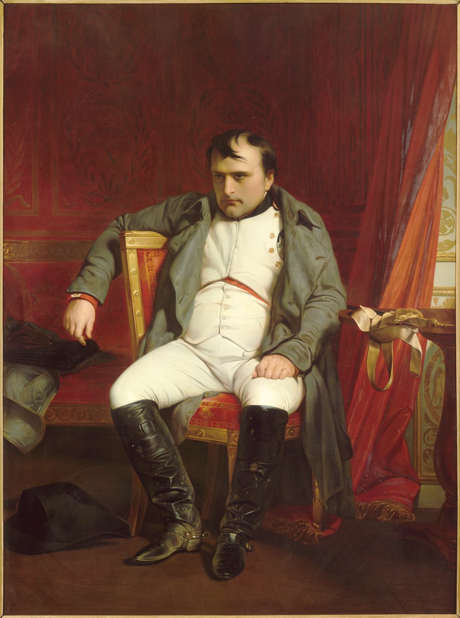 Napoleon i Fontainebleau, 31. marts 1814, 1840. af Paul Delaroche