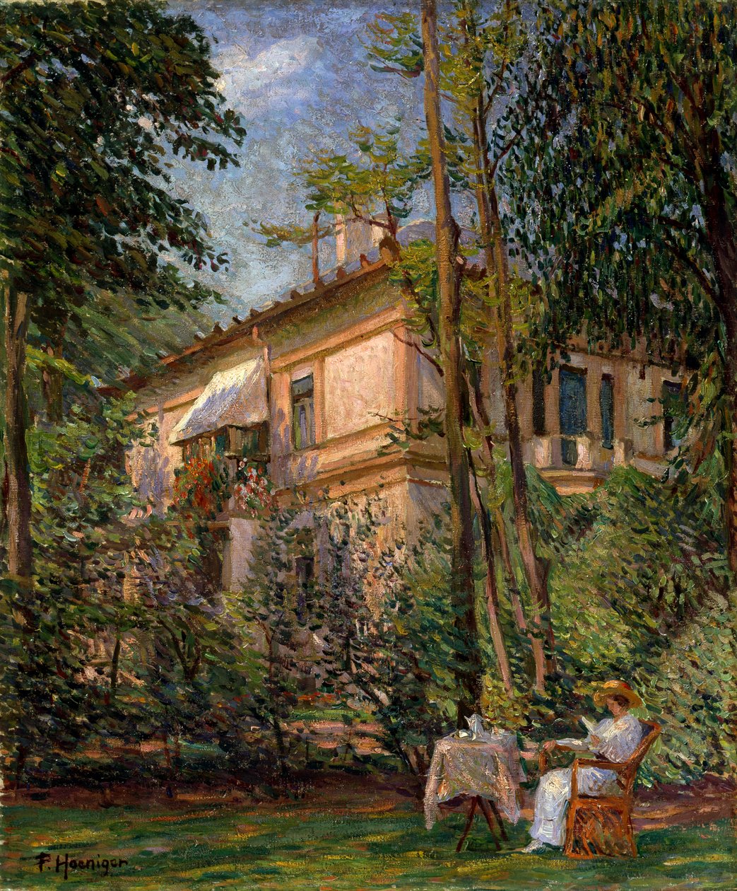 Goldschmits Villa, slutningen af det 19. eller begyndelsen af det 20. århundrede. af Paul Hoeniger
