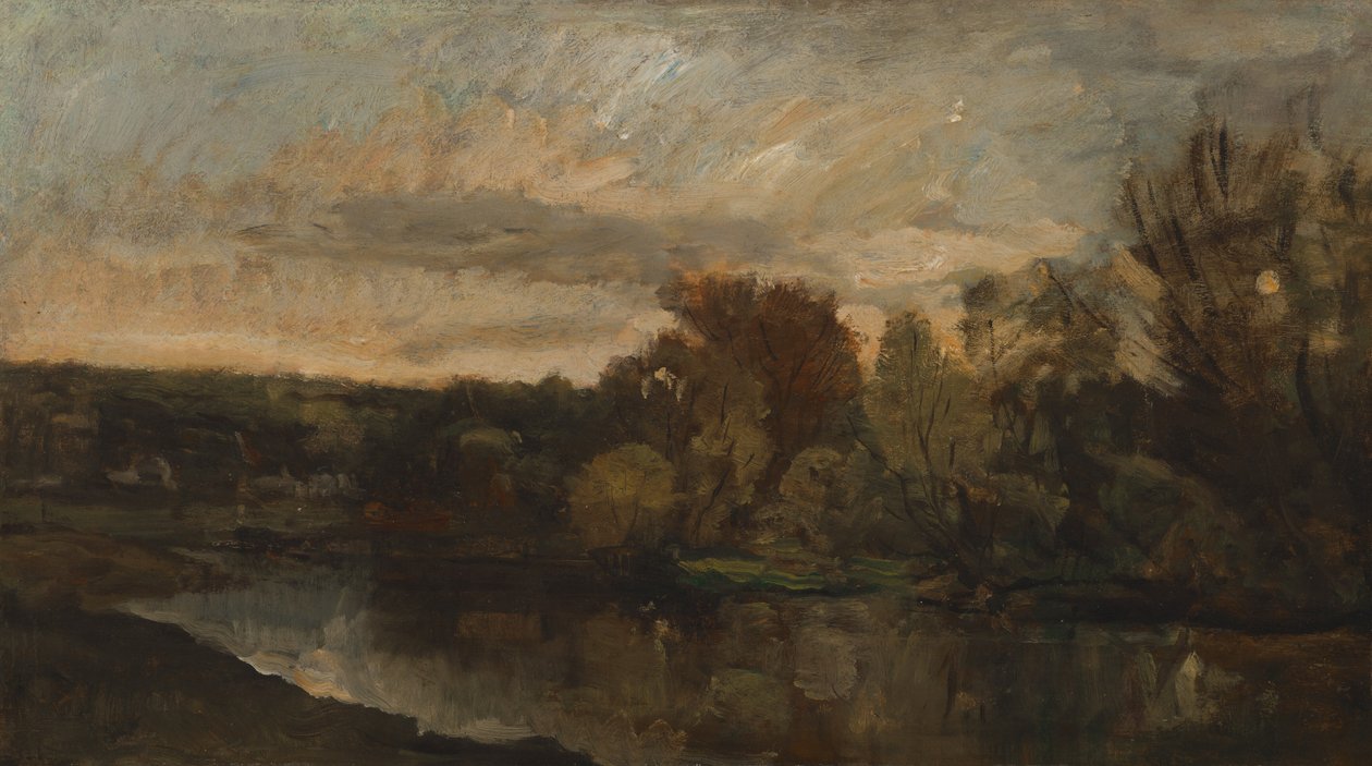 Le Bas Meudon (en bugtning af Seinen nær Paris) af Paul Huet