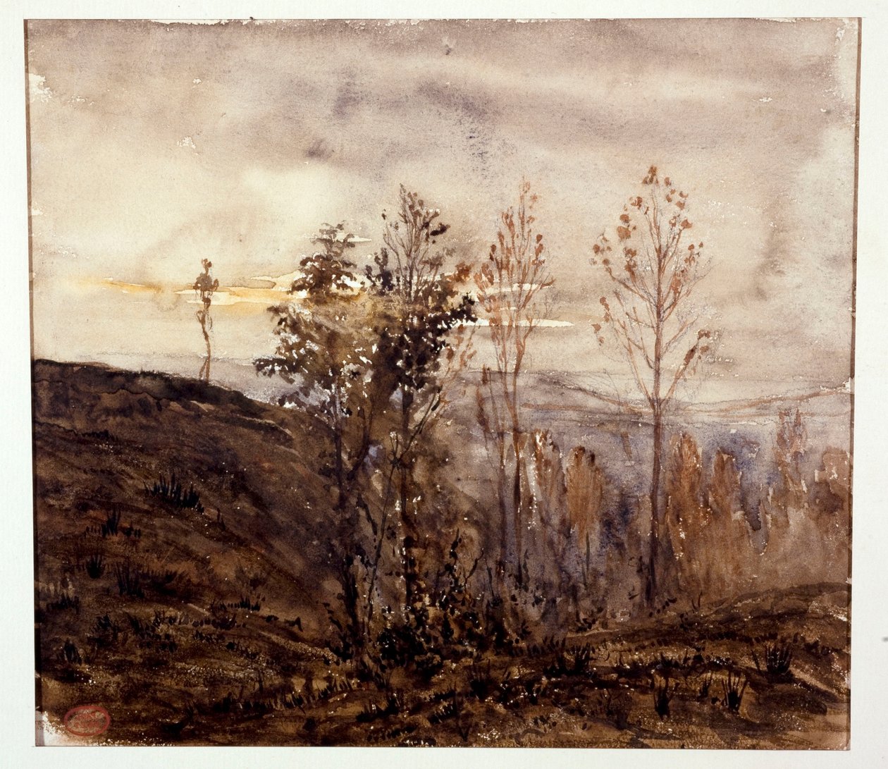 Skovene ved Sèvres af Paul Huet