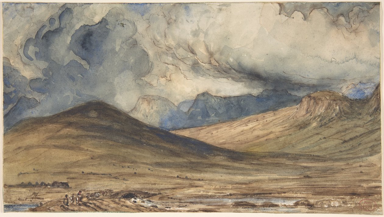 Auvergnes bjerge af Paul Huet