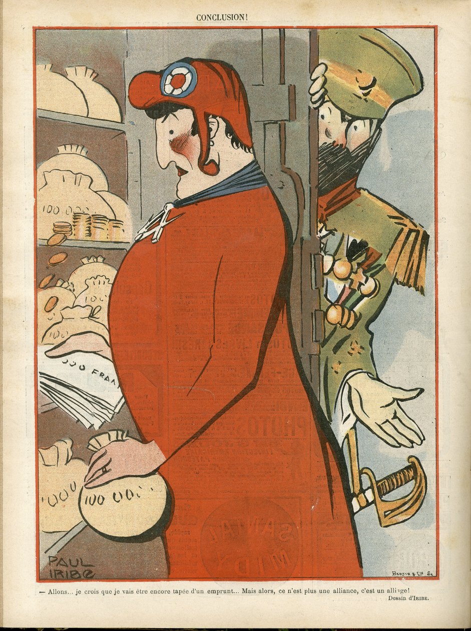 Illustration af Paul Iribe (1883-1935) i Le Rire af Paul Iribe