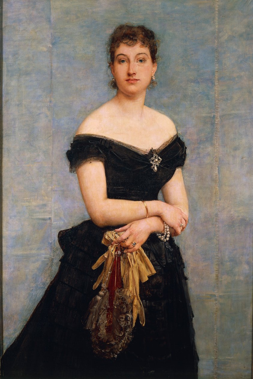 Portræt af Madame Louis Singer af Paul Jacques Aimé Baudry