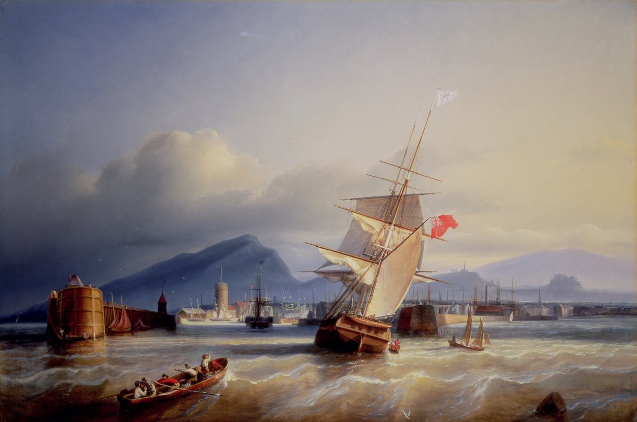Havnen i Leith af Paul Jean Clays