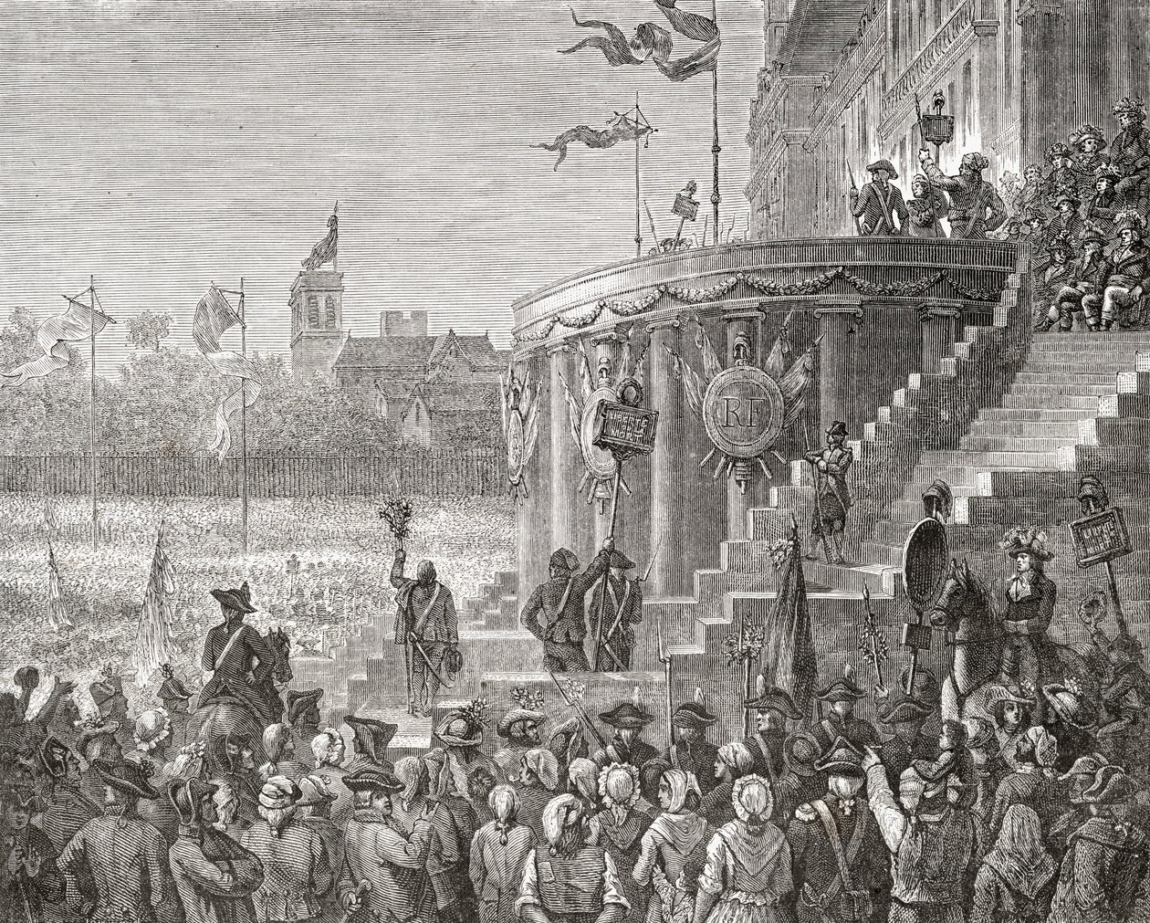 Fejring af det Højeste Væsen, 8. juni 1794, fra 