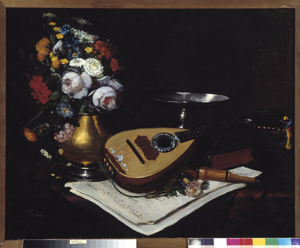 Stilleben med mandolin Maleri af Paul Joret (1800-tallet) 1800-tallet Obligatorisk omtale: Samlingsstiftelsen mv de Provence, Marseille af Paul Joret